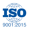 ISO 9001:2015 certification mark