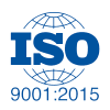 ISO 9001:2015 certification mark